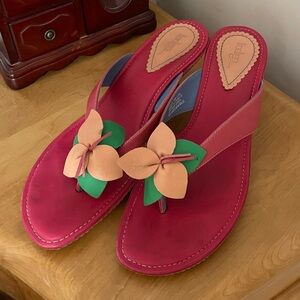 Indigo by Clark’s pink kitten heel sandals very y2k